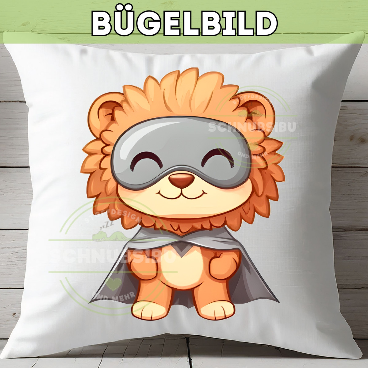 Bügelbild Superhelden Tiere - Löwe